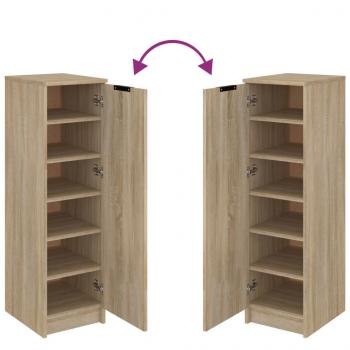 Schuhschrank Sonoma-Eiche 30x35x100 cm Holzwerkstoff