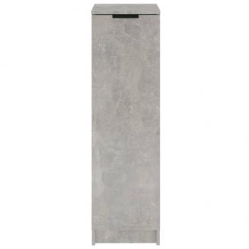 Schuhschrank Betongrau 30x35x100 cm Holzwerkstoff