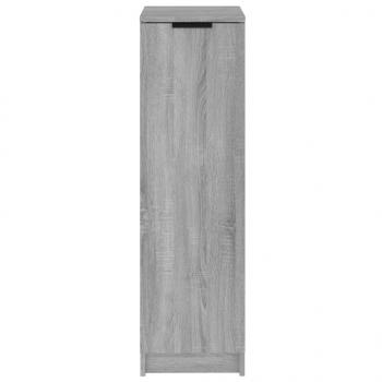 Schuhschrank Grau Sonoma 30x35x100 cm Holzwerkstoff