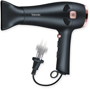 ARDEBO.de Beurer HC 55 Haartrockner, 2200W, 3 Heizstufen, Kaltluftstufe, Diffuser, schwarz