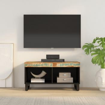 ARDEBO.de - TV-Schrank 85x33x43,5 cm Altholz Massiv