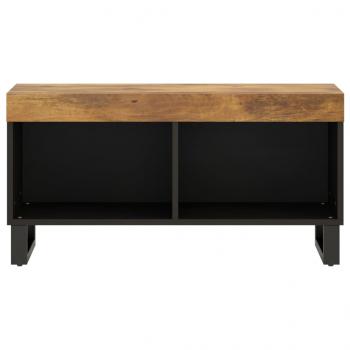 TV-Schrank 85x33x43,5 cm Massivholz Mango
