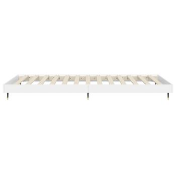 Bettgestell Weiß 75x190 cm Holzwerkstoff