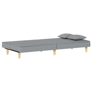 Schlafsofa Hellgrau Stoff