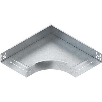 Niedax RES 60.400 Bogen 90° für KR, 60x402 mm, mit ungelochten Seitenholmen, Stahl, ban