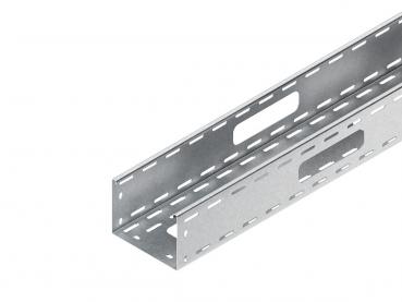 ARDEBO.de - RSV 110.150 S Verteilerrinne, 110x150x3000 mm, t=1,5 mm, gelocht, Stahl, bandver