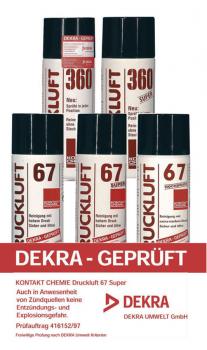 Hellermanntyton DRUCKLUFT 67 SUPER (200) Kontakt Chemie Druckluft 67 Super 200ml Dose