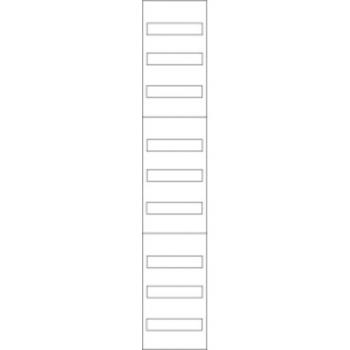 Eaton Electric ZSD-V19 Verteilerfeld, 9-reihig, H=1350mm