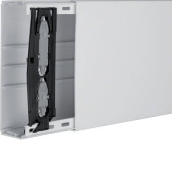 Hager LF6019007035 LF-Kanal aus PVC LF 60x190mm lichtgrau (Menge: 2 m je Bestelleinheit)
