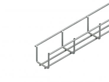 ARDEBO.de - GRS 60.060 E3 Mini-Gitterrinne, U-förmig, 60x60x3000 mm, Draht-Ø 4,5 mm, Edelsta