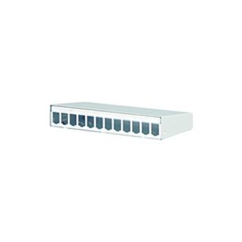 Metz Connect 130861-1202-E Modul AP-Gehäuse 12 Port reinweiß, unbestückt