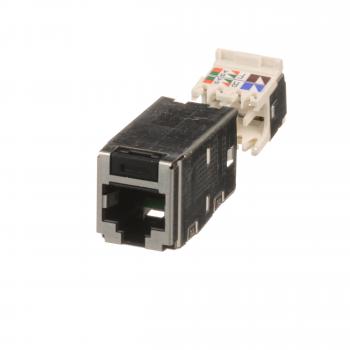 Panduit CJS688TGY RJ45-Buchse, geschirmt, Cat. 6, 8-fach, 8-adrig (Menge: 50 Stück je Bestelleinheit)