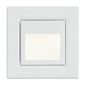 Brumberg R3929W LED-Wandeinbauleuchte 230 V AC, 50 Hz, 1,2 W, 6.500 K, quadratisch, struk