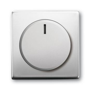 Busch-jaeger 6540-866-102 Zentralscheibe mit Drehknopf, Bef.-Mutter und Glimmlampe