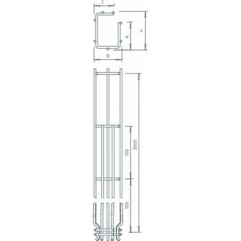 Obo Bettermann G-GRM 50 50 FT G-Gitterrinne Magic 50x50x3000, St, FT (Menge: 3 m je Bestelleinheit)