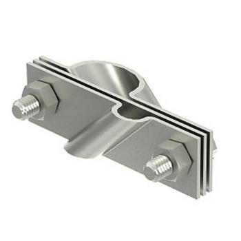 Obo Bettermann 2760 25 V4A Anschlussschelle für Rund-und Flachleiter 25mm, A4, 1.4404