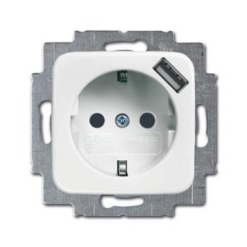 Busch-jaeger 20 EUCBUSB-214 SCHUKO® USB-Steckdose mit erh. Berührungsschutz