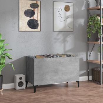 ARDEBO.de - Plattenschrank Betongrau 74,5x38x48 cm Holzwerkstoff