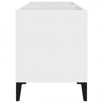 Plattenschrank Weiß 74,5x38x48 cm Holzwerkstoff