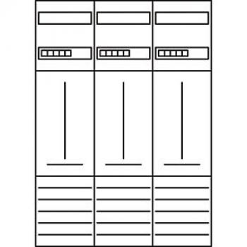 Eaton Electric ZSD-Z37A1333 Zählerfeld, 3-feldrig, vorbereitet, Version Z37A1333