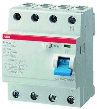ARDEBO.de - FI  F204B+40/0.03 F204B+40/0,03 FI-Schutzschalter 4P,TypB+,40A,30mA,kurzzeitverz