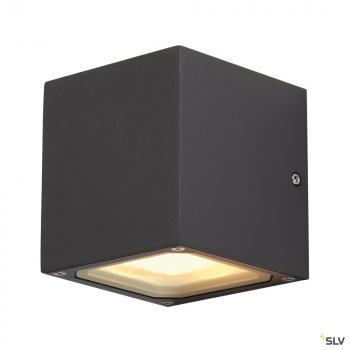 ARDEBO.de - 232535 SITRA CUBE, Outdoor Wandleuchte, TCR-TSE, IP44, anthrazit, max. 18W