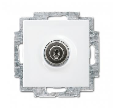 Busch-jaeger 20 EUKBSL-914-101 SCHUKO® Steckdosen-Einsatz mit Klappdeckel und Schloss
