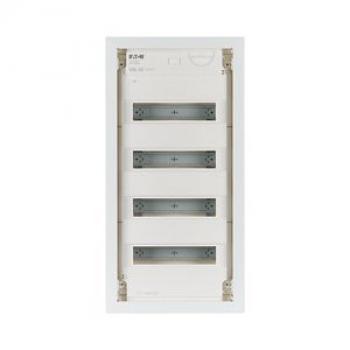 Eaton Electric KLV-48UPS-F Unterputz-Kleinverteiler, 4-reihig, Stahlblechtür flach