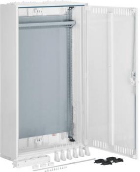 ARDEBO.de Hager ZB22NW Komplettschrank, universZ, 950x550x205mm, Multimedia, Schutzklasse II, IP44, 2-Feld