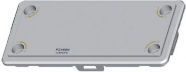 ARDEBO.de Hager FZ468N Leitungseinführungsflansche IP44/54, univers, ohne Vorprägungen