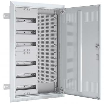 Abn UK26RM8750 Feldverteiler UP/HW T:110mm mit Lüftungstüre 6 Reihen REG Mediafeld L