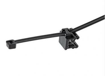 ARDEBO.de - CMSA24-2S-D300 EdgeClip/Kabelbinder(Seite),Schwarz,Hohe Hitze/UV PA6.6,3-6mm,0°,