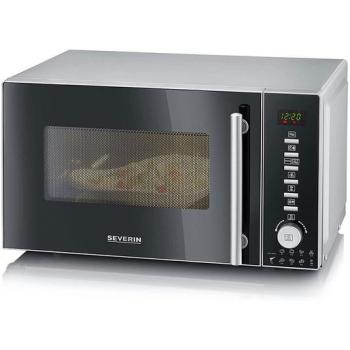 Severin MW7773 Mikrowelle mit Grill- und Heißluftftunkion,  ca. 800 W, ca. 20 L, Grill c