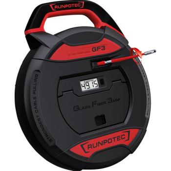 Runpotec 10195 GF3 - Glasfaserstab Ø 3 mm  - 50 m Kabeleinziehwerkzeug für Rohrdm 10-50 m