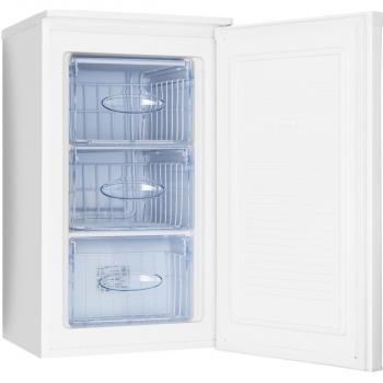 Amica GS 15496 W Gefrierschrank, 50 cm breit, 60 L, Manuelle Abtauung, 3 Schubladen, Eiswürfelbehälter, weiß
