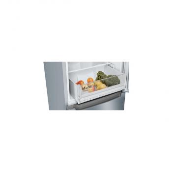 Bosch KGN33NLEB Serie 2 Stand Kühl-Gefrierkombination, 60cm breit, 282l, NoFrost, FreshSense, Edelstahl-Optik