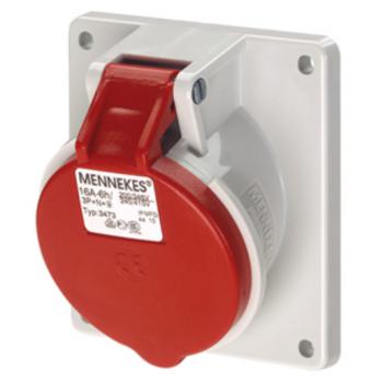 Mennekes 3473 Anbaudose TwinCONTACT, 16A5p6h400V, IP44