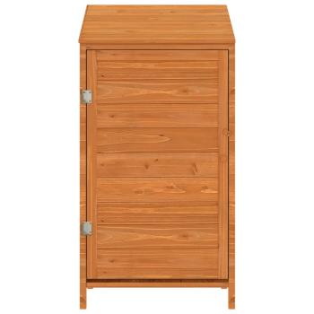Geräteschuppen Braun 55x52x112 cm Massivholz Tanne
