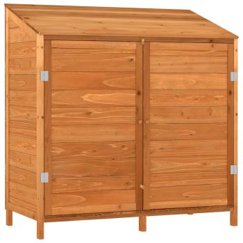 Geräteschuppen Braun 102x52x112 cm Massivholz Tanne