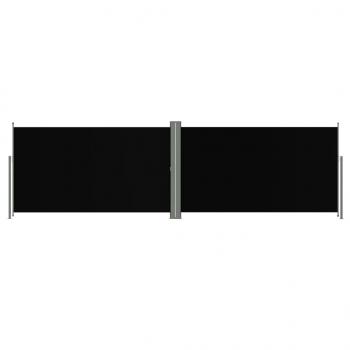 ARDEBO.de - Seitenmarkise Ausziehbar Schwarz 160x600 cm