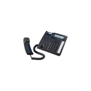 ARDEBO.de AGFEO T18 schwarz Analoges Tischtelefon 3-zeiliges Display (6101179)