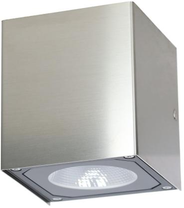 LCD Up & Down LED Wandleuchte, 2x7 Watt, Edelstahl (5026)