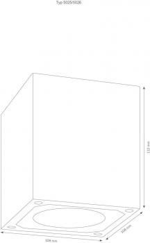 LCD Up & Down LED Wandleuchte, 2x7 Watt, Edelstahl (5026)