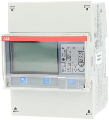 ABB B24 111-100 Messwandlerzähler mit Display, MID-geeicht (2CMA100177R1000)