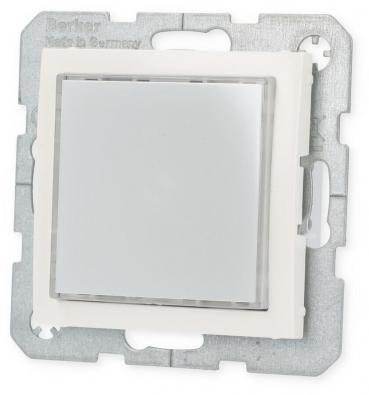 ARDEBO.de Berker 29538989 LED-Signallicht, weiße Beleuchtung, S.1/B.3/B.7, polarweiß glänzend