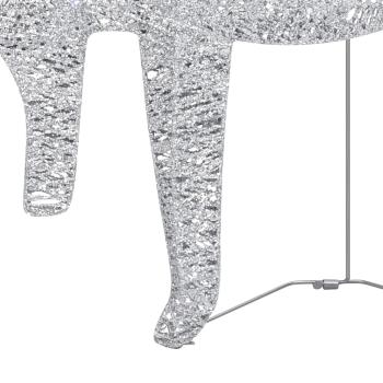 LED-Rentiere 2 Stk. Silber 40 LEDs