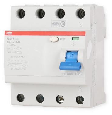 ABB F204A-40/0,3 FI-Schalter 4pol. 40/0,3A, Typ A (2CSF204101R3400)