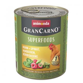 ARDEBO.de Animonda Dog GranCarno Adult Superfood Huhn & Spinat 800g