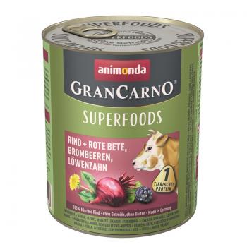 ARDEBO.de Animonda Dog GranCarno Adult Superfood Rind & Rote Beete 800g