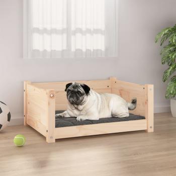 ARDEBO.de - Hundebett 65,5x50,5x28 cm Massivholz Kiefer